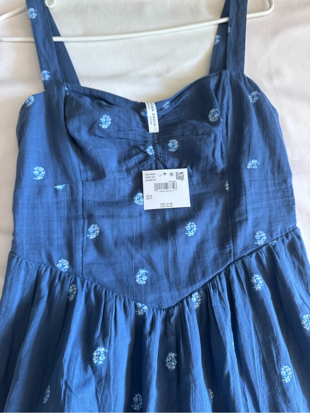 NWT American Eagle Corset V-Waist Mini Dress - Picture 2 of 6